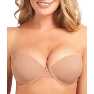 Fashion Forms Go Bare Ultimate Boost Strapless Backless Bra Nude Size D NWT $38